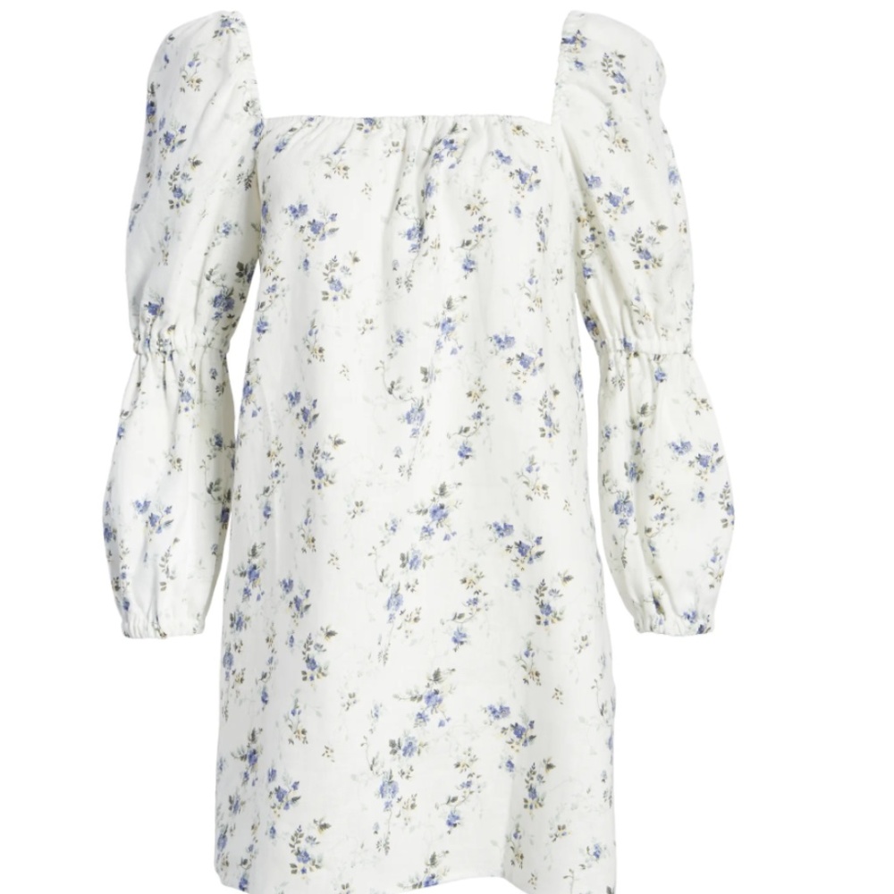 REFORMATION Jerri Long Sleeve Shift Dress